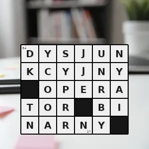 Hasło krzyżówkowe konstrukcja która ułatwia rozumowania dotyczące składni wyrażeń logicznych - dysjunkcyjny operator binarny – rozwiązanie, synonimy, podpowiedzi i definicje krzyżówkowe